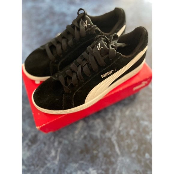 Puma Smash Fun Youth 5.5C Black Sneakers Size 5.5C. - Picture 2 of 8